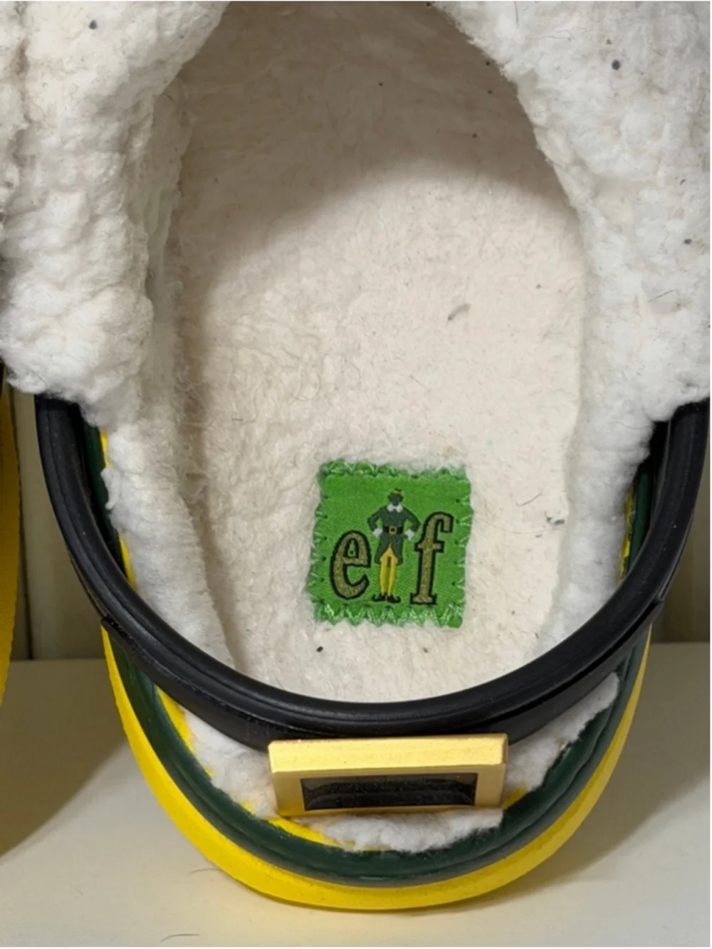 Buddy The Elf Crocs - Youth Size 4